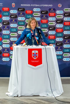 Hege Riise, head coach of the Norwegian women’s national