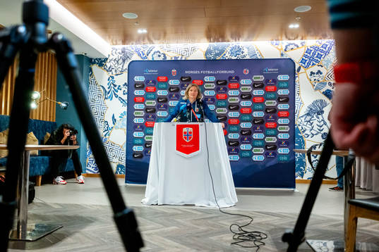 Hege Riise, head coach of the Norwegian women’s national