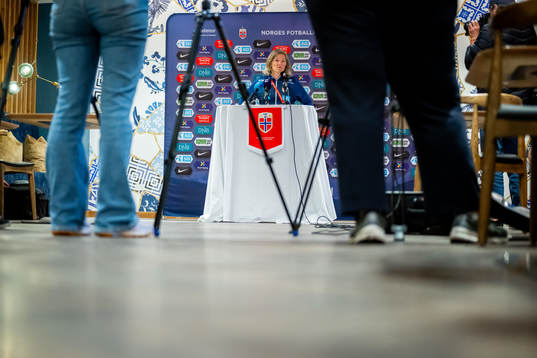 Hege Riise, head coach of the Norwegian women’s national