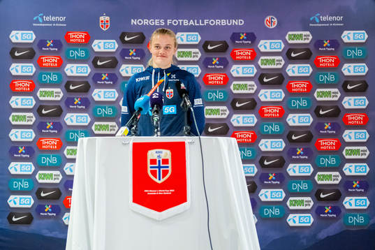 Mathilde Harviken of the Norwegian women’s national
