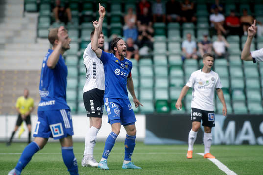 GIF Sundsvalls Linus Hallenius reagerar