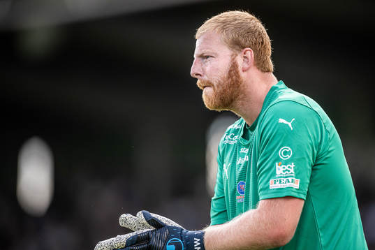 AFC Eskilstunas målvakt Nick Wolters