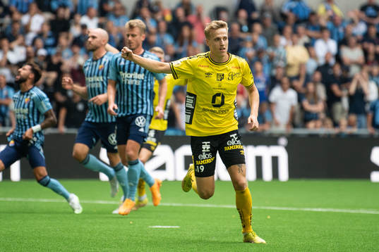Elfsborgs Jeppe Møldrup Okkels jublar