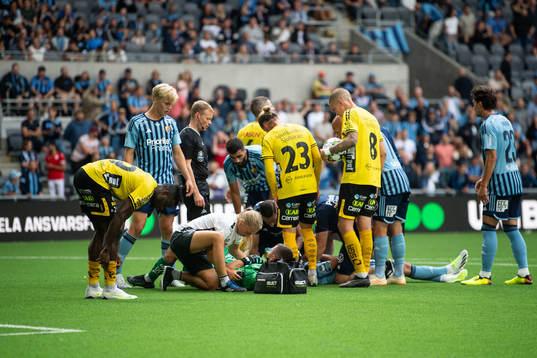 Elfsborgs målvakt Hakon Valdimarsson och Djurgårdens