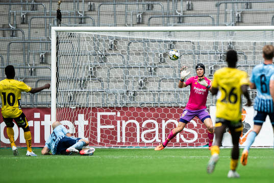 Djurgårdens målvakt Jacob Widell Zetterström