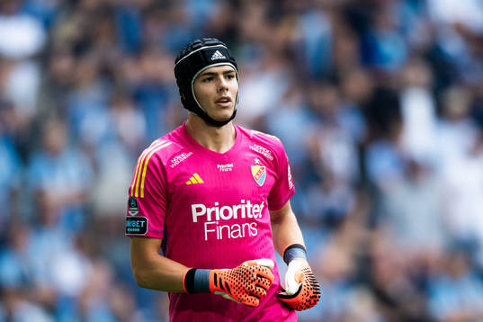 Djurgårdens målvakt Jacob Widell Zetterström