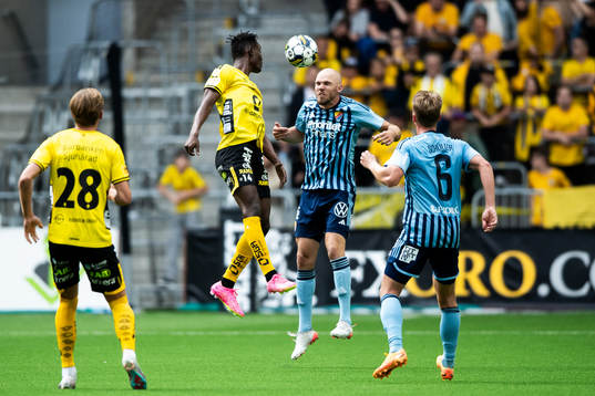 Elfsborgs Jalal Abdullai och Djurgårdens Marcus Danielson