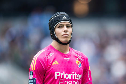 Djurgårdens målvakt Jacob Widell Zetterström