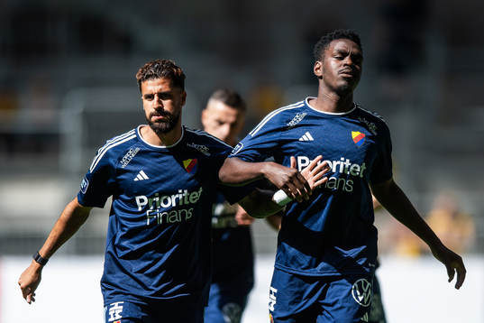 Djurgårdens Rasmus Schuller och Joel Asoro