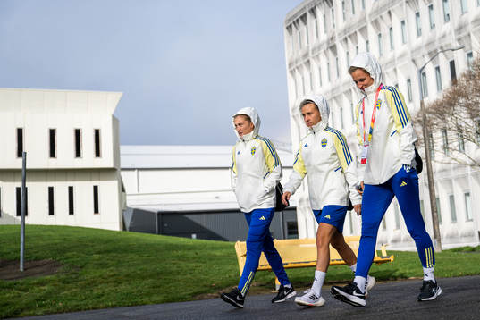 Rebecka Blomqvist, Julia Zigiotti Olme and Nathalie Björn