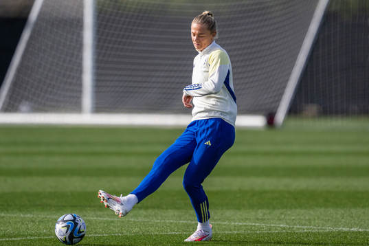 Fridolina Rolfö of the Swedish women's national team at a