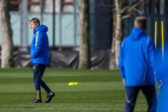 Head coach Peter Gerhardsson of the Swedish women's