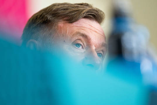 Head coach Peter Gerhardsson of the Swedish women's