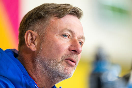 Head coach Peter Gerhardsson of the Swedish women's