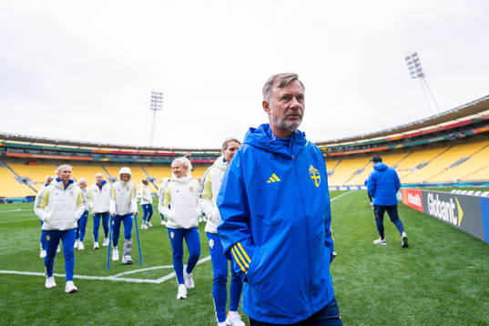Head coach Peter Gerhardsson of the Swedish women's