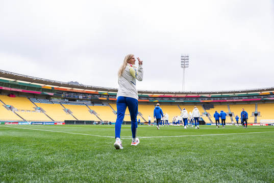 Sofia Jakobsson of the Swedish women's national football