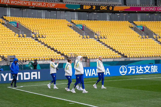 Filippa Angeldahl, Julia Zigiotti Olme, Lina Hurtig and