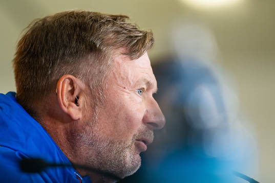 Head coach Peter Gerhardsson of the Swedish women's