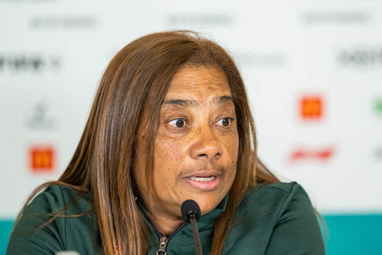 Head coach Desiree Ellis of the South African women's