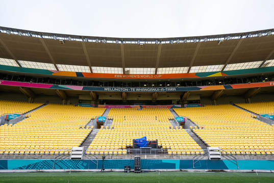 General view of Wellington Regional Stadium