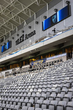 Generel vy på Tele2 Arena