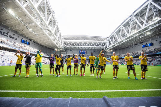 Elfsborgs spelare jublar