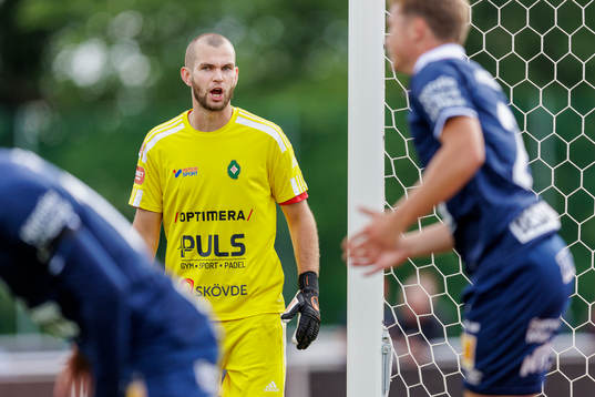 Skövde AIKs målvakt Markus Fröjd