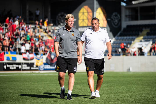 Östersunds assisterande tränare Stefan Lundin och