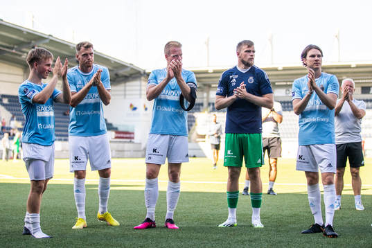 Gefles spelare tackar publiken
