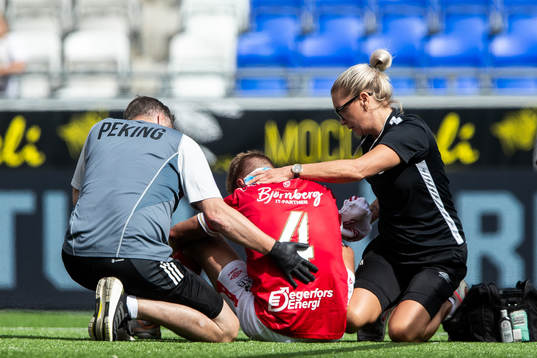Degerfors Johan Mårtensson har ont