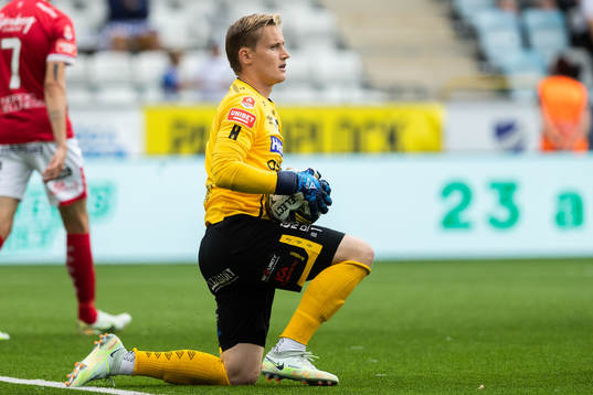 Degerfors målvakt Sondre Lovseth Rossbach