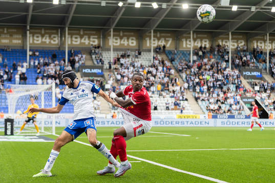 IFK Norrköpings Kristoffer Khazeni och Degerfors Joseph -
