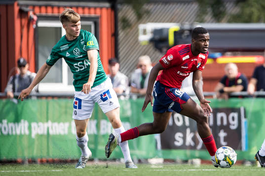 Brages Gustav Berggren och Östers Manasse Kusu