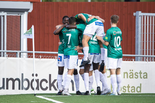 Brages spelarna jublar