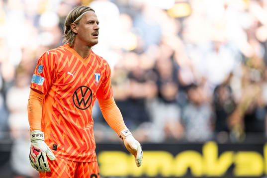 Malmö FFs målvakt Johan Dahlin