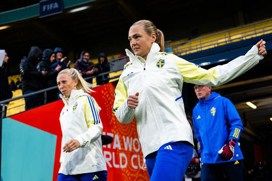 Rebecka Blomqvist and Magdalena Eriksson of Sweden