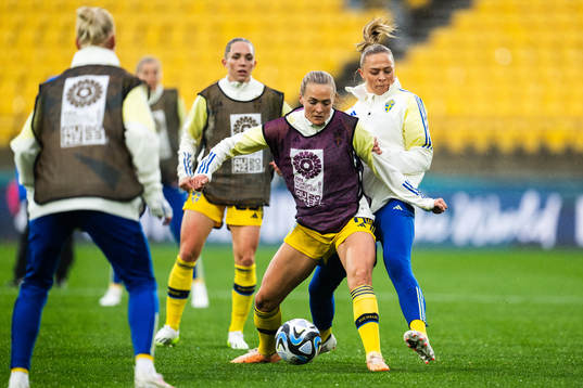 Magdalena Eriksson and Fridolina Rolfö of Sweden
