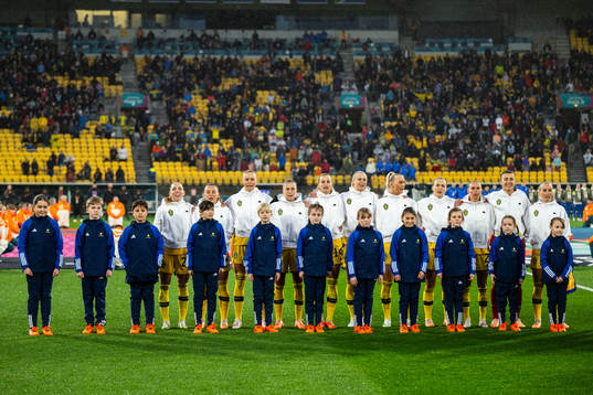 The starting eleven of Sweden