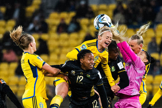 Magdalena Eriksson, Amanda Ilestedt  and Stina Blackstenius