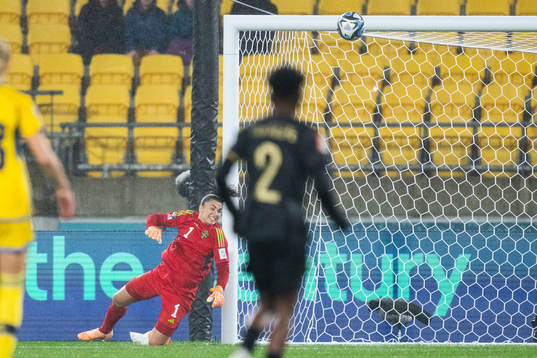 Goalkeeper Zecira Musovic of Sweden