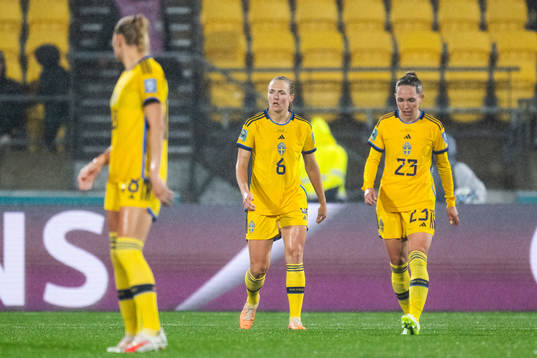 Fridolina Rolfö, Magdalena Eriksson and Elin Rubensson