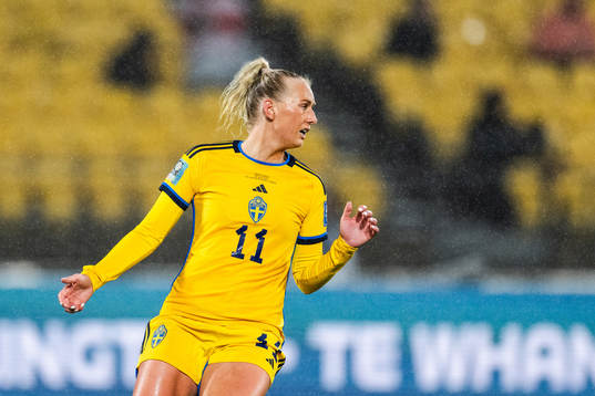 Stina Blackstenius of Sweden