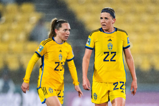 Elin Rubensson and Olivia Schough of Sweden