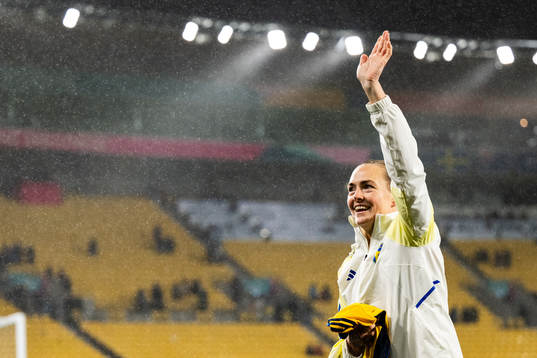 Magdalena Eriksson of Sweden celebrates