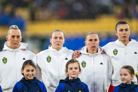 Stina Blackstenius, Magdalena Eriksson, Jonna Andersson and