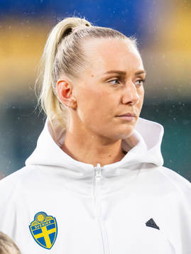 Stina Blackstenius of Sweden