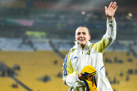 Magdalena Eriksson of Sweden celebrates