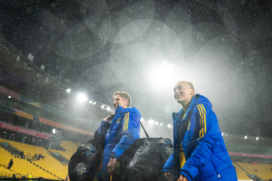 Sports psychologist Rasmus Liljeblad and Hanna Bennison
