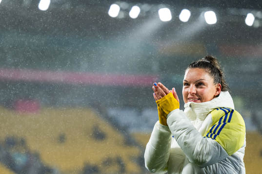 Johanna Rytting Kaneryd of Sweden celebrates