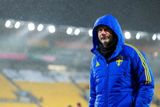 Head coach Peter Gerhardsson of Sweden